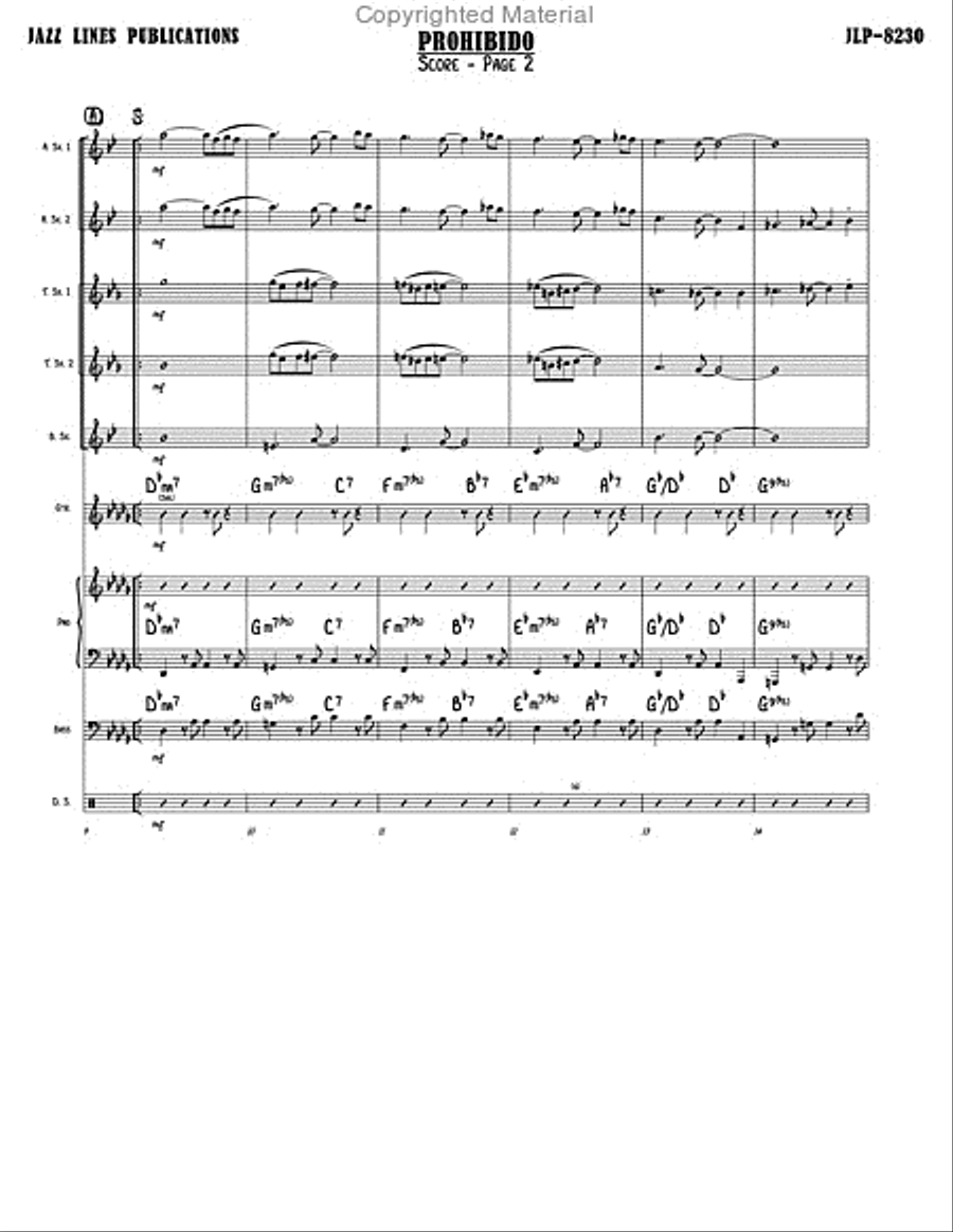 Prohibido Jazz Ensemble scores gallery preview page 5