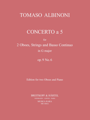 Concerto a 5 in G Op. 9/6