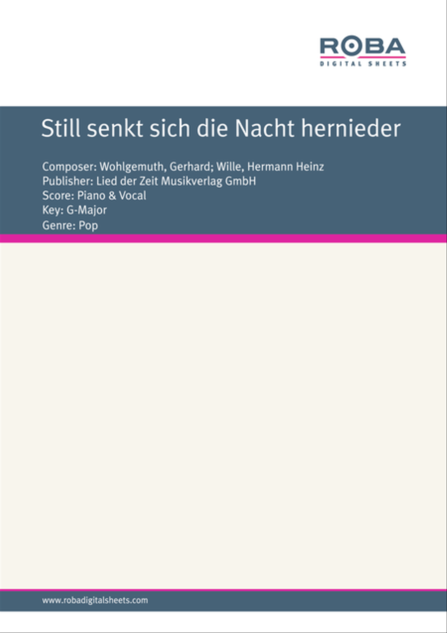 Still senkt sich die Nacht hernieder Voice scores gallery preview page 1