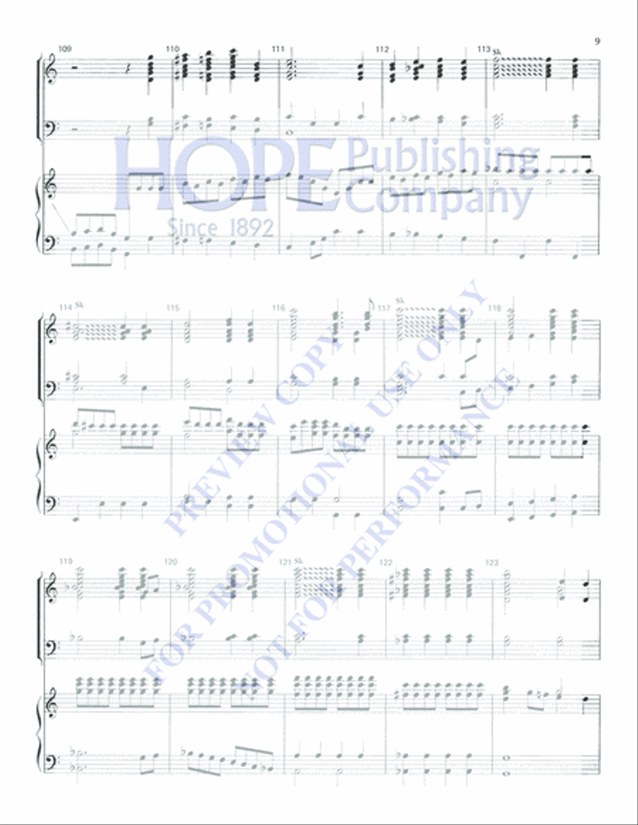 The Heavens Are Telling 3-Octaves scores gallery preview page 9