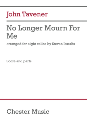 Book cover for No Longer Mourn For Me