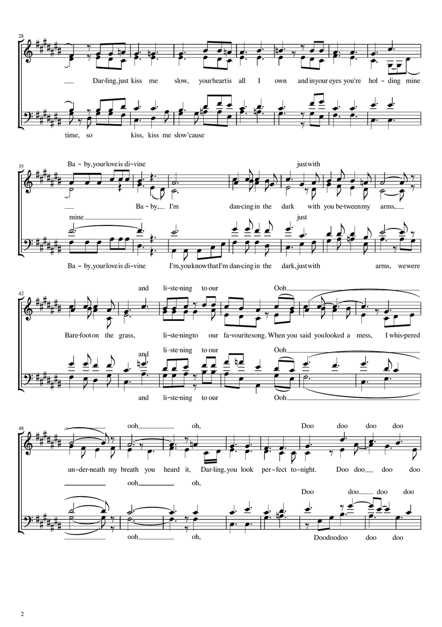 Perfect 4-Part scores gallery preview page 2