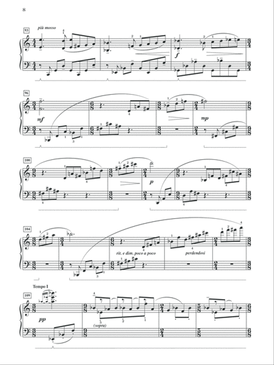 Circe Invidiosa -- Sonata No. 1 for the Piano Piano Solo scores gallery preview page 8