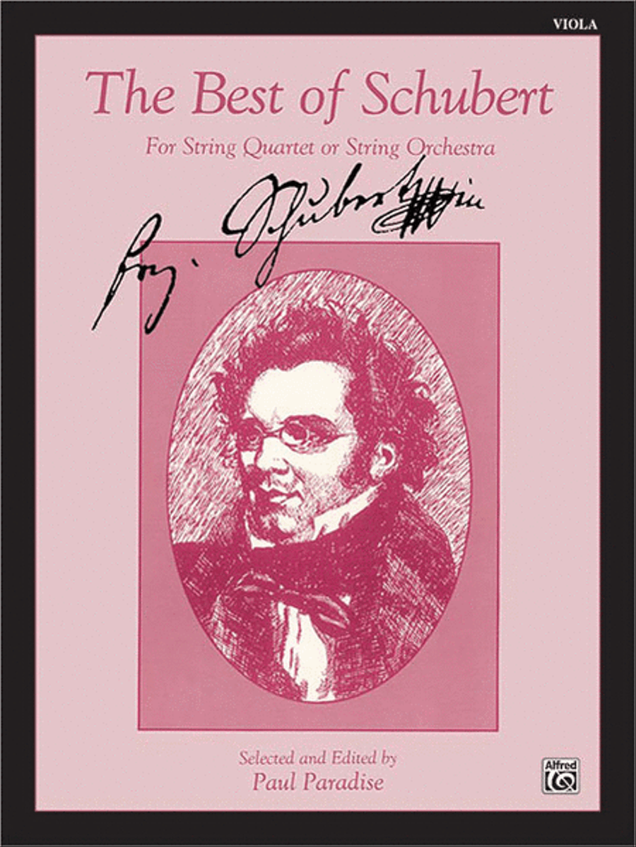 The Best of Schubert (For String Quartet or String Orchestra) String Quartet scores gallery preview page 1