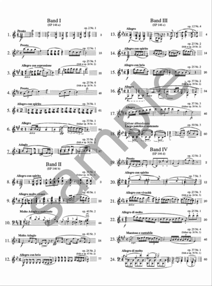 Selected Sonatas for Piano Piano scores gallery preview page 2