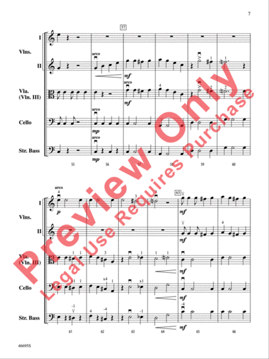 Mele Kalikimaka String Orchestra scores gallery preview page 8