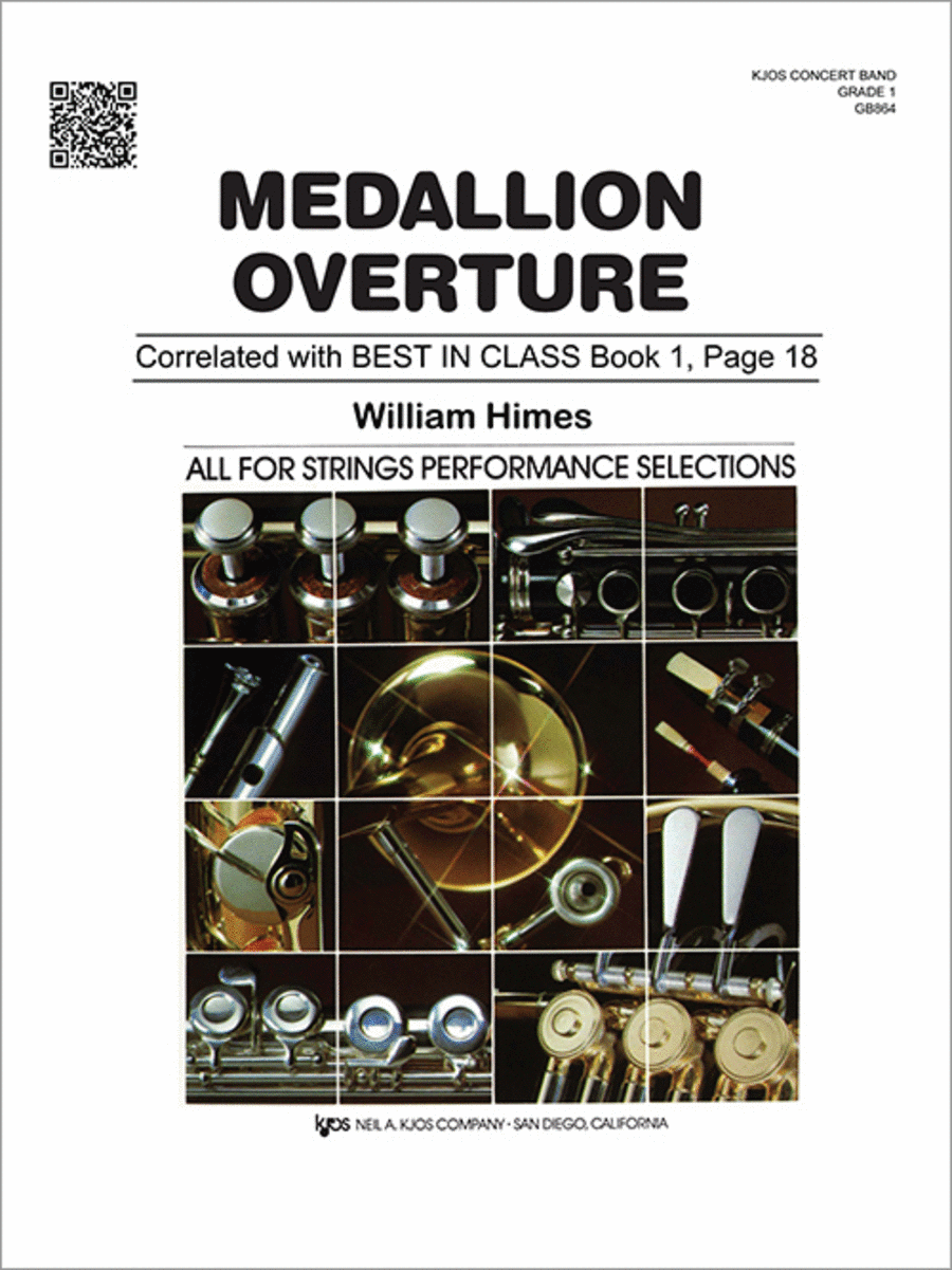 Medallion Overture Concert Band scores gallery preview page 1