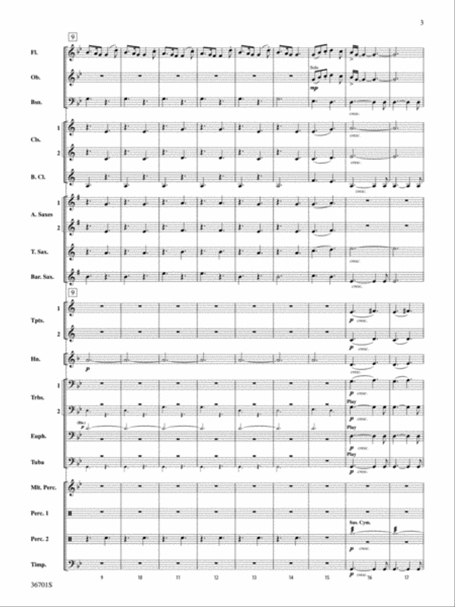 Lion of Ireland Lion of Ireland Concert Band scores gallery preview page 3