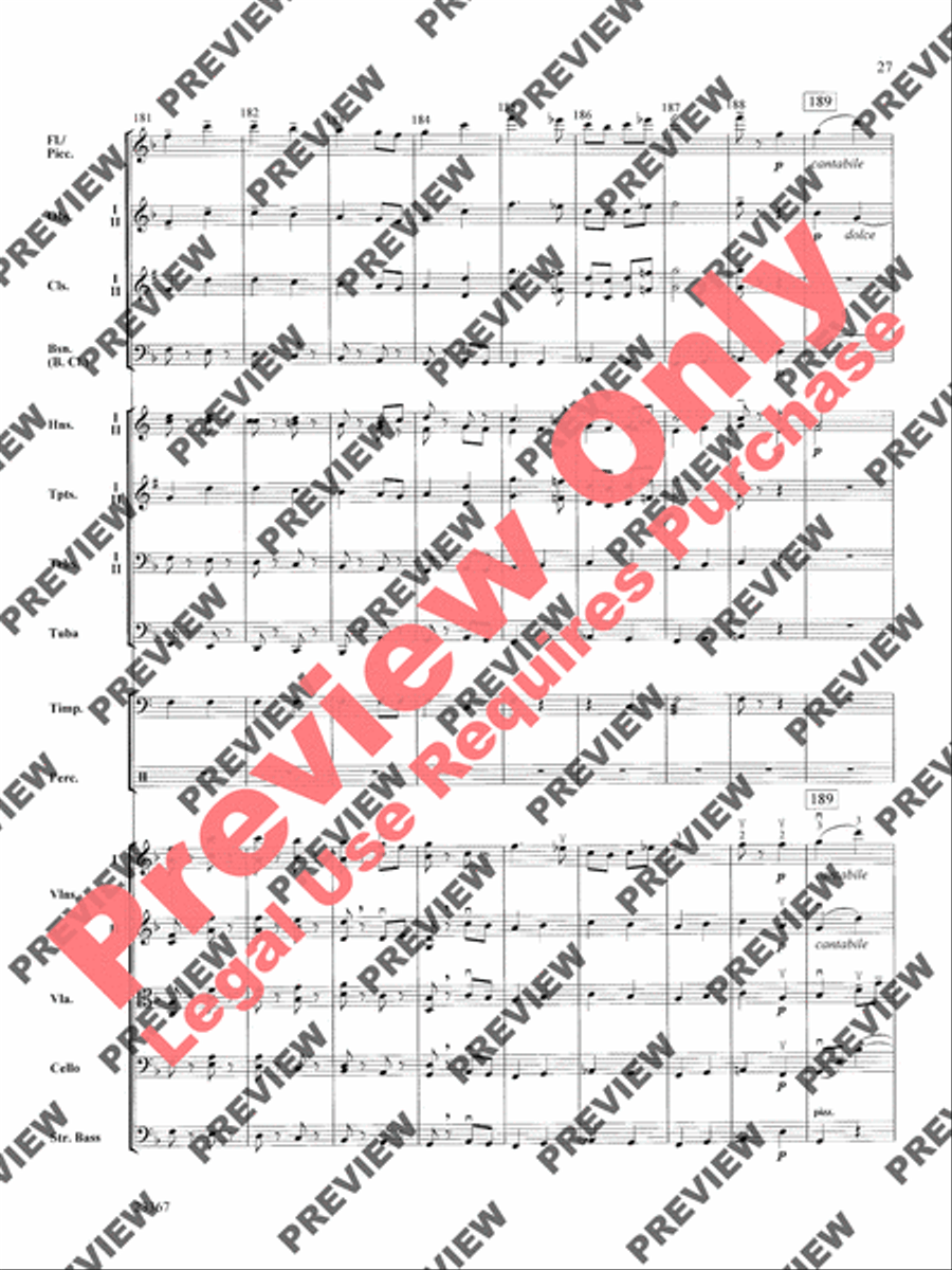Overture to the Wasps Full Orchestra scores gallery preview page 27