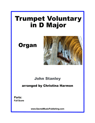 Book cover for Stanley -Trumpet Voluntary in D Major - Organ