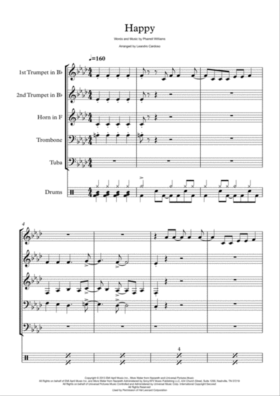 Happy Small Ensemble scores gallery preview page 1