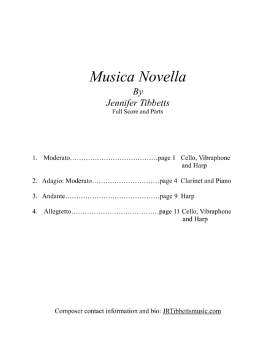 Musica Novella Small Ensemble scores gallery preview page 2