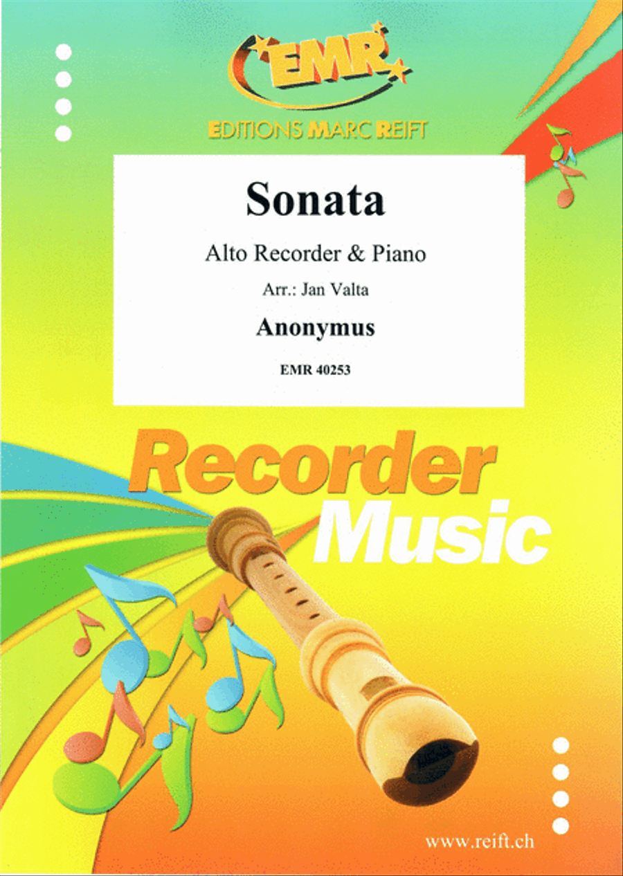 Sonata Alto Recorder scores gallery preview page 1