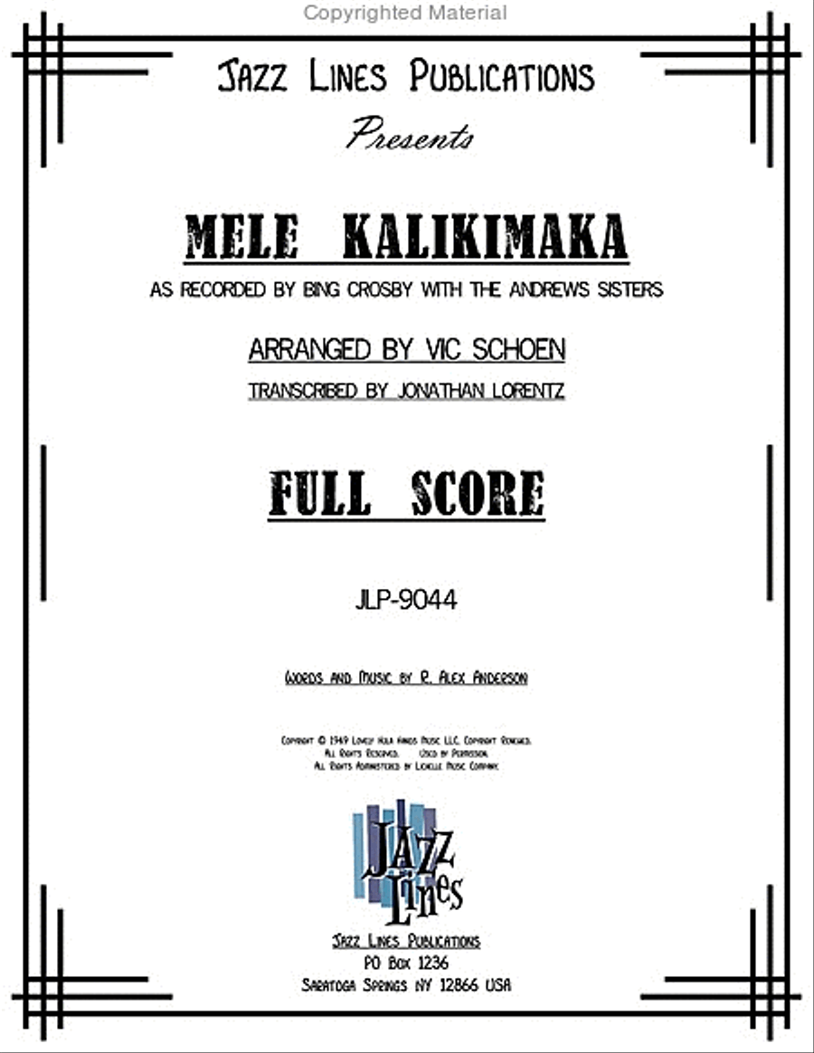 Mele Kalikimaka SSA scores gallery preview page 2