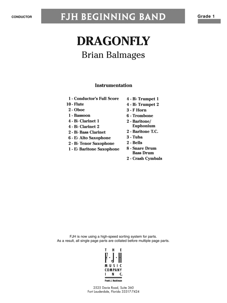 Dragonfly: Score