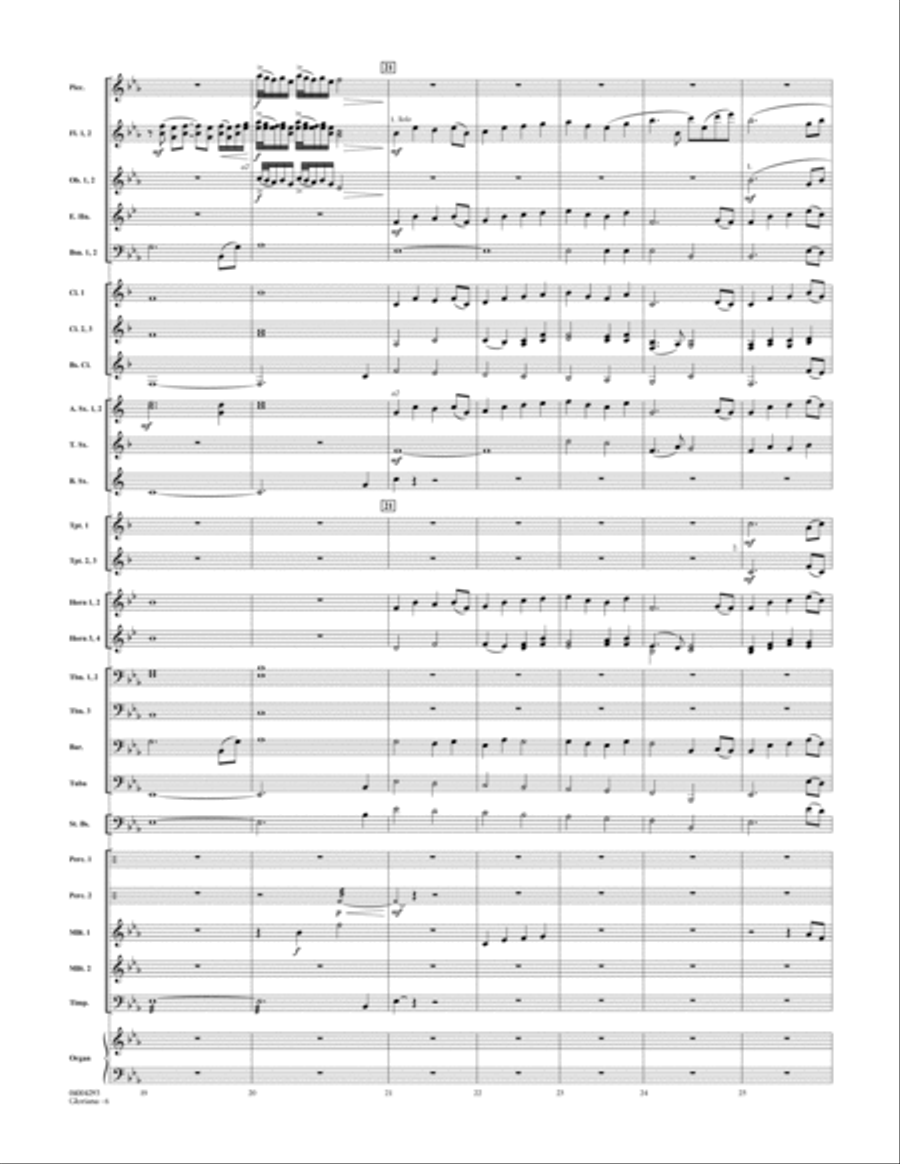 Gloriana - Conductor Score (Full Score) Concert Band scores gallery preview page 6