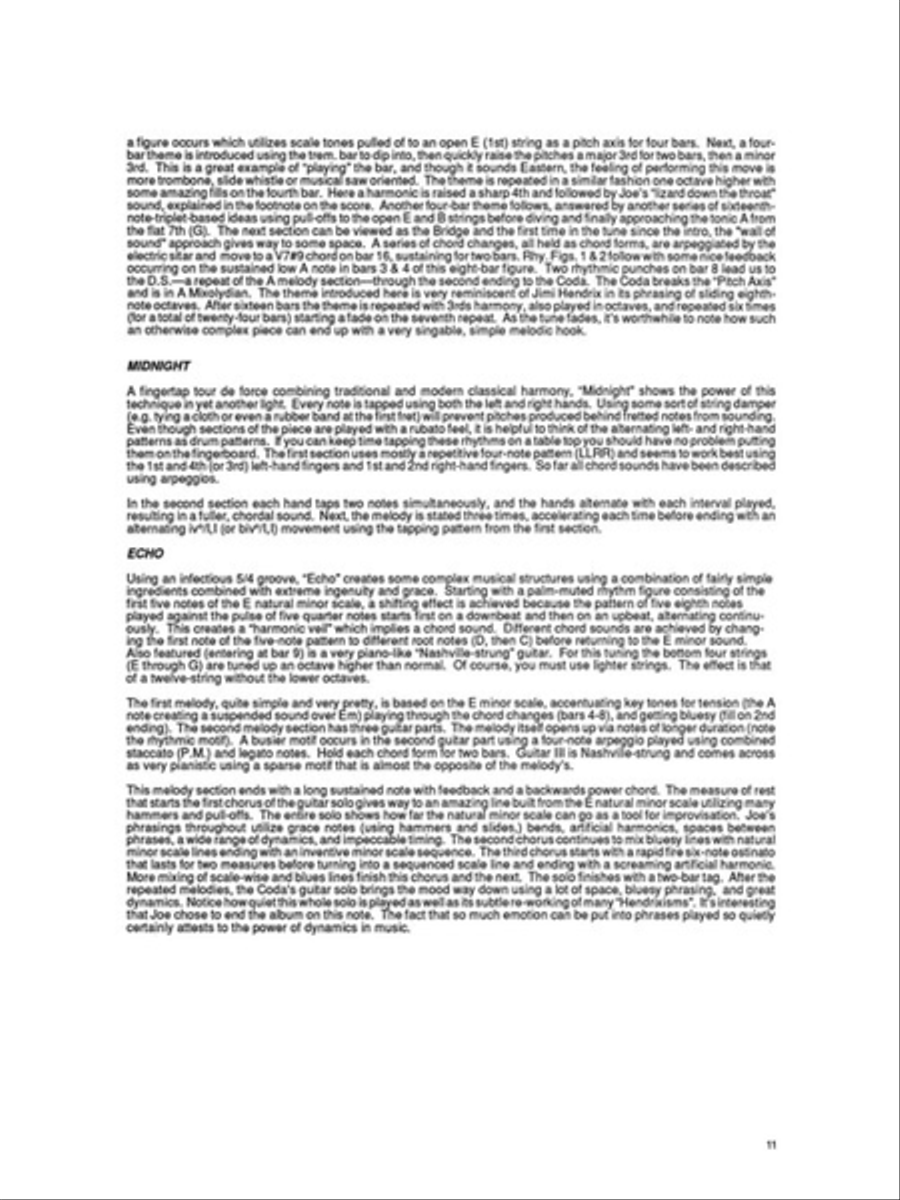 Joe Satriani – Surfing with the Alien Electric Guitar scores gallery preview page 12