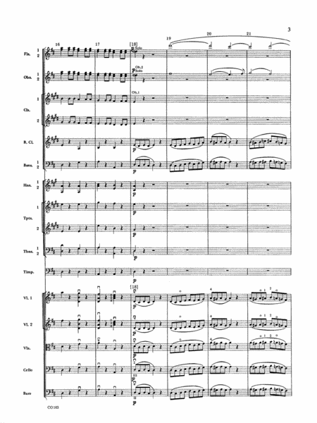 The Marriage of Figaro -- Overture: Score