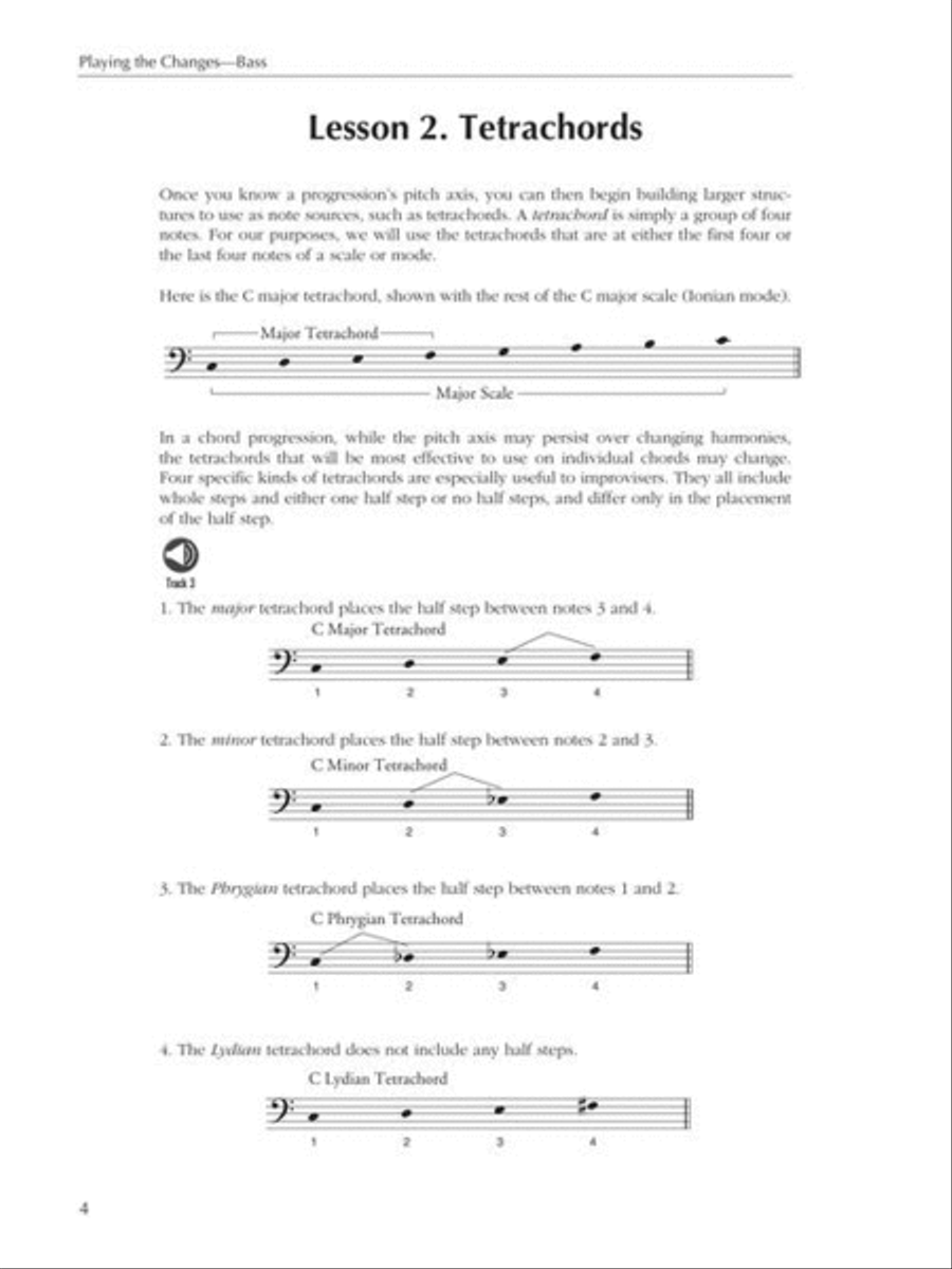 Playing the Changes: Bass Bass Guitar scores gallery preview page 9