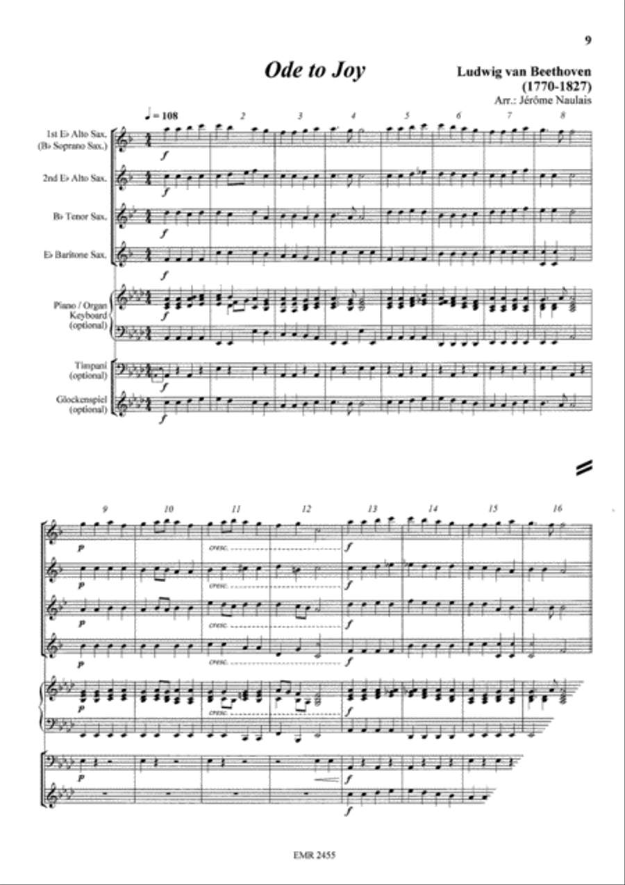 Album Volume 5 Saxophone Ensemble scores gallery preview page 5