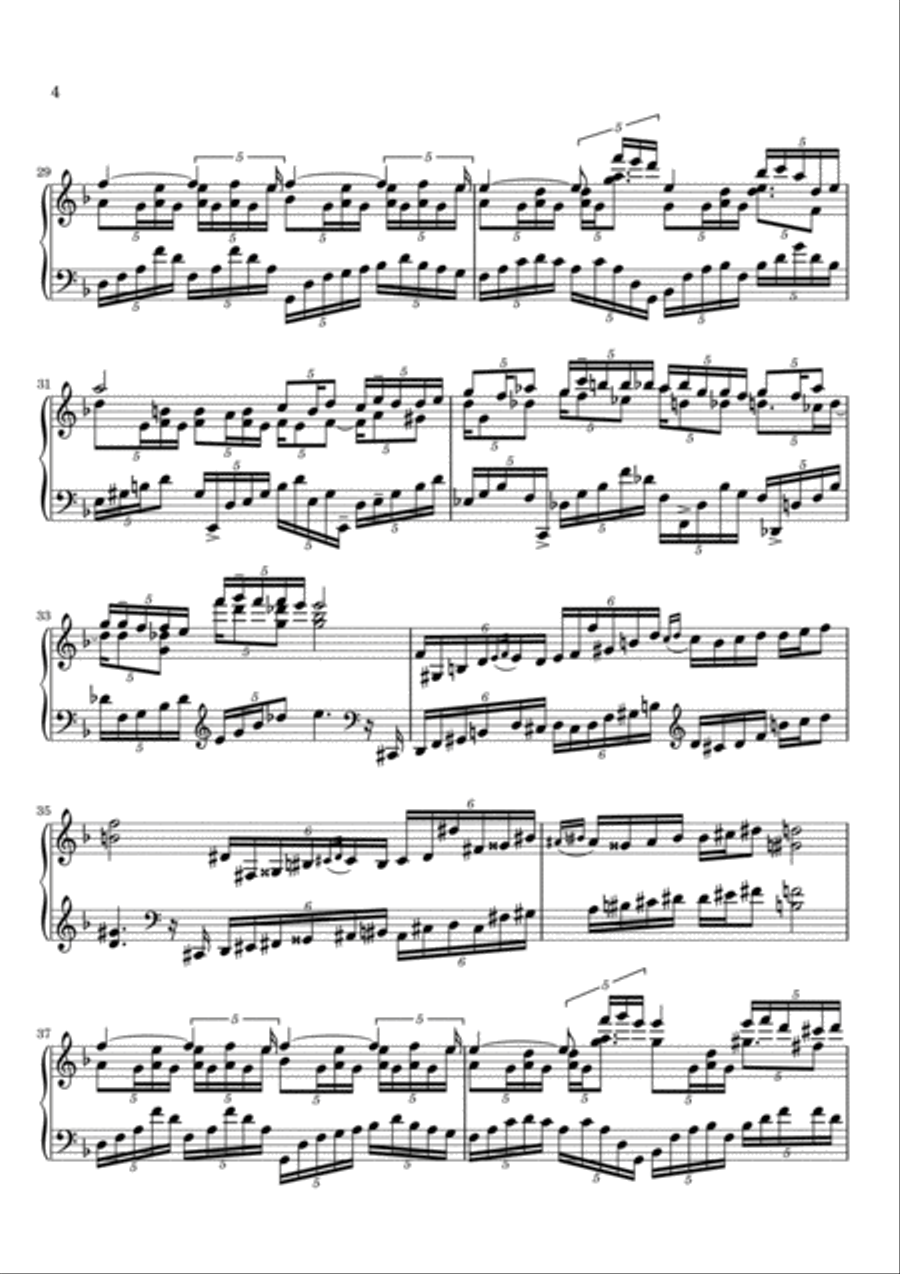 Legend Of The Crystal Bird Piano Solo scores gallery preview page 4
