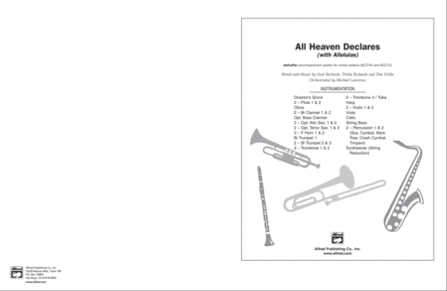 All Heaven Declares (with Alleluias) Choir scores gallery preview page 1