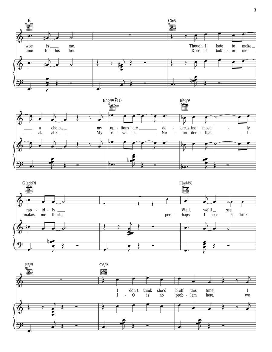 Seven Days Seven Days Piano, Vocal, Guitar scores gallery preview page 3