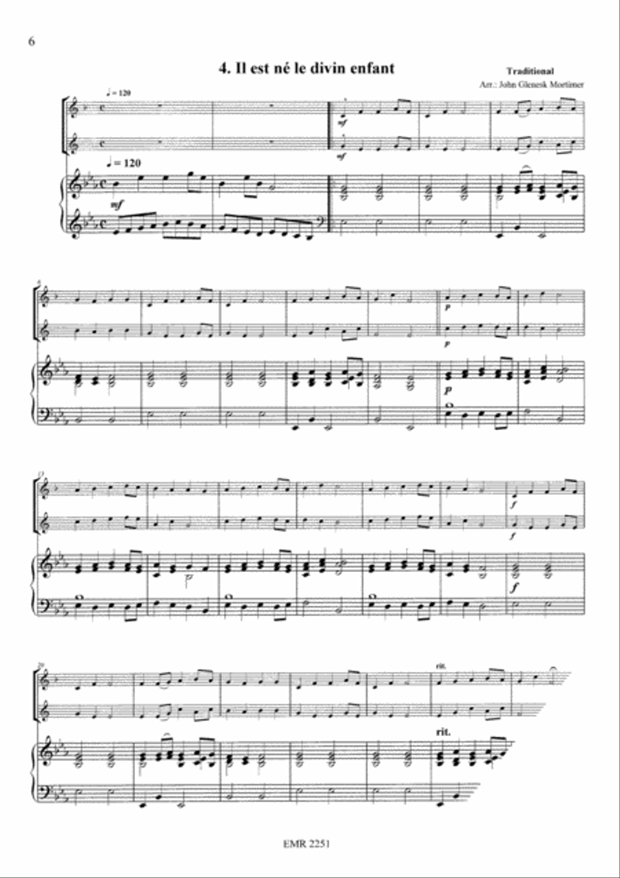 Easy Christmas Duos Woodwind Ensemble scores gallery preview page 4