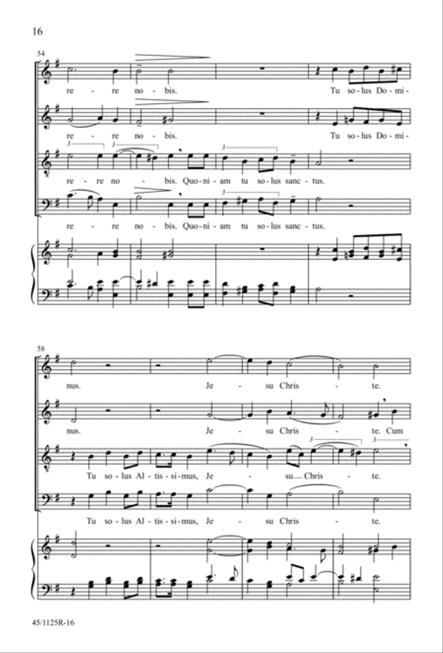 Missa super Dixit Maria Missa super Dixit Maria 4-Part scores gallery preview page 18