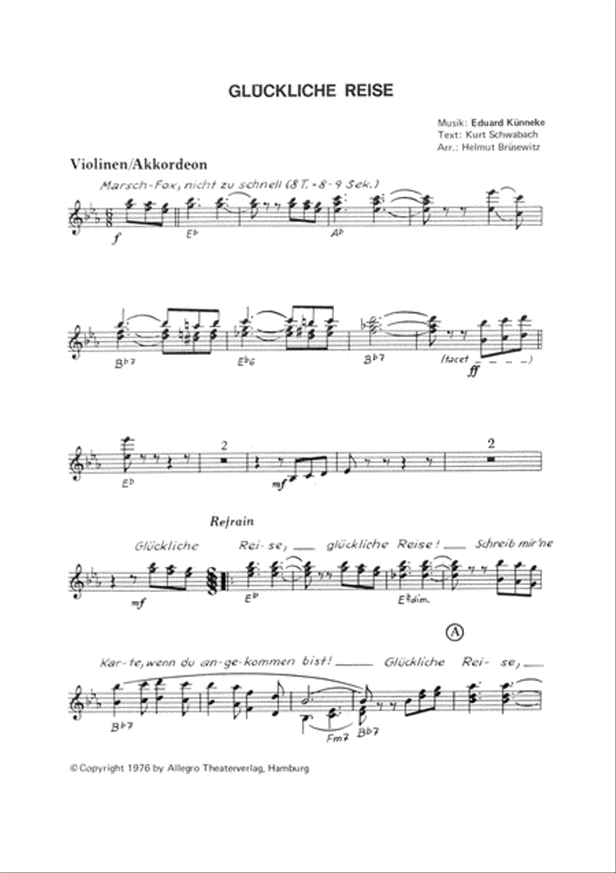 Gluckliche Reise Gluckliche Reise Orchestra scores gallery preview page 3