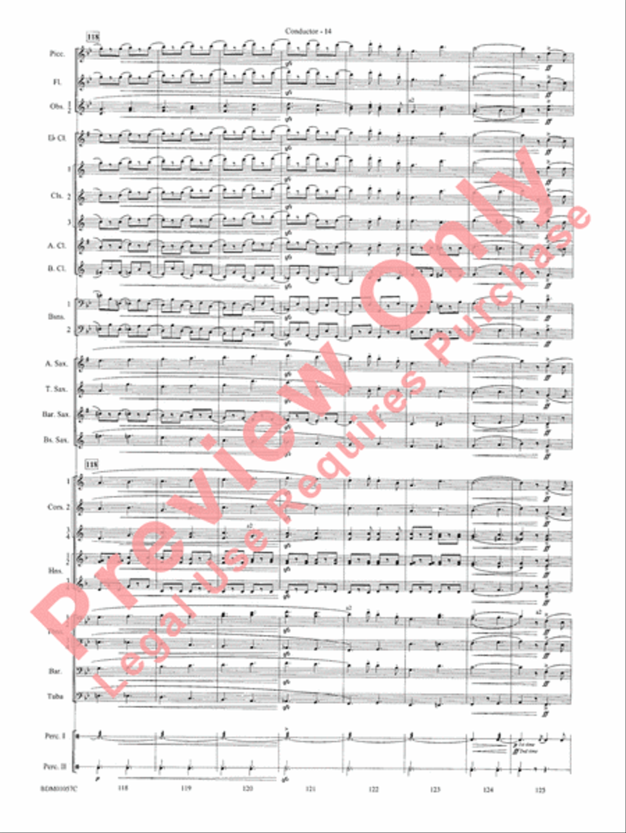 Black Horse Troop - Cb Concert Band scores gallery preview page 16
