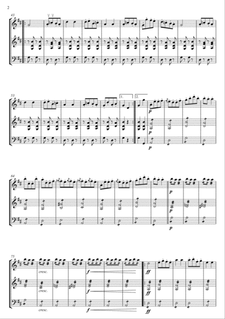 Can Can String Trio scores gallery preview page 3