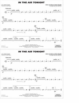 In The Air Tonight (arr. Paul Murtha) - Aux Percussion