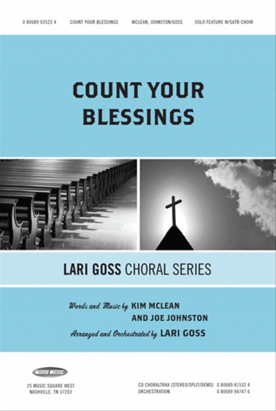 Count Your Blessings - Orchestration Choir scores gallery preview page 1