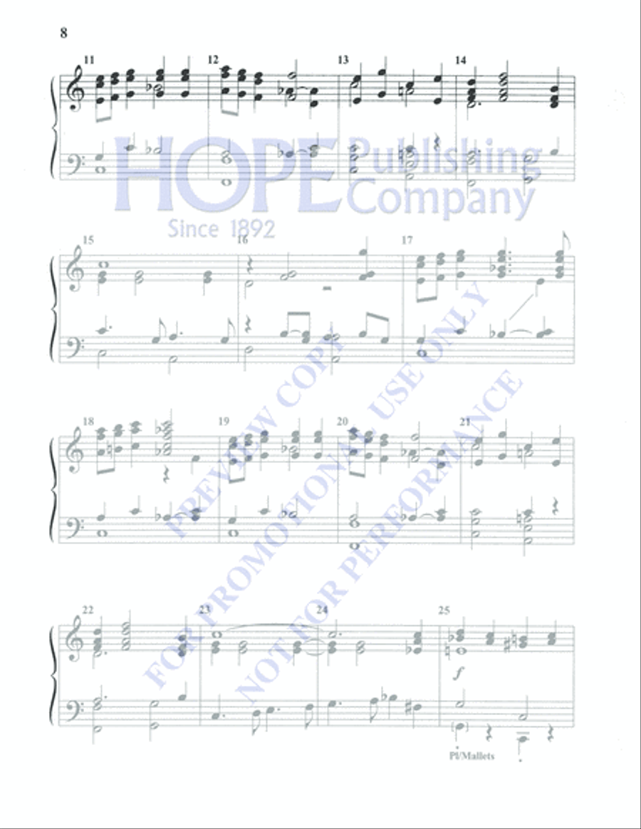 Holiday Favorites for Handbells 5-Octaves scores gallery preview page 10