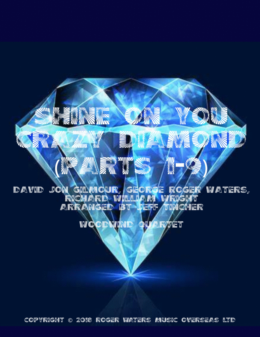 Shine On You Crazy Diamond (Parts 6-9) Woodwind Quartet scores gallery preview page 1