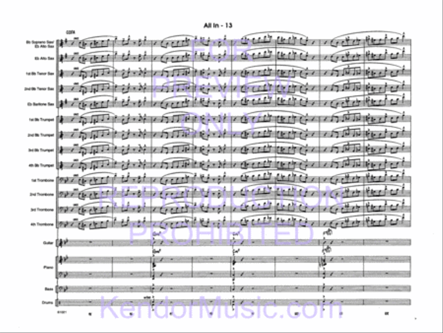 All In All In Jazz Ensemble scores gallery preview page 15