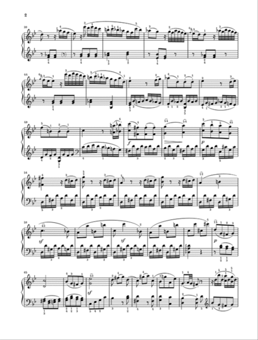 Two Easy Piano Sonatas Nos. 19 and 20, Op. 49 Easy Piano scores gallery preview page 3