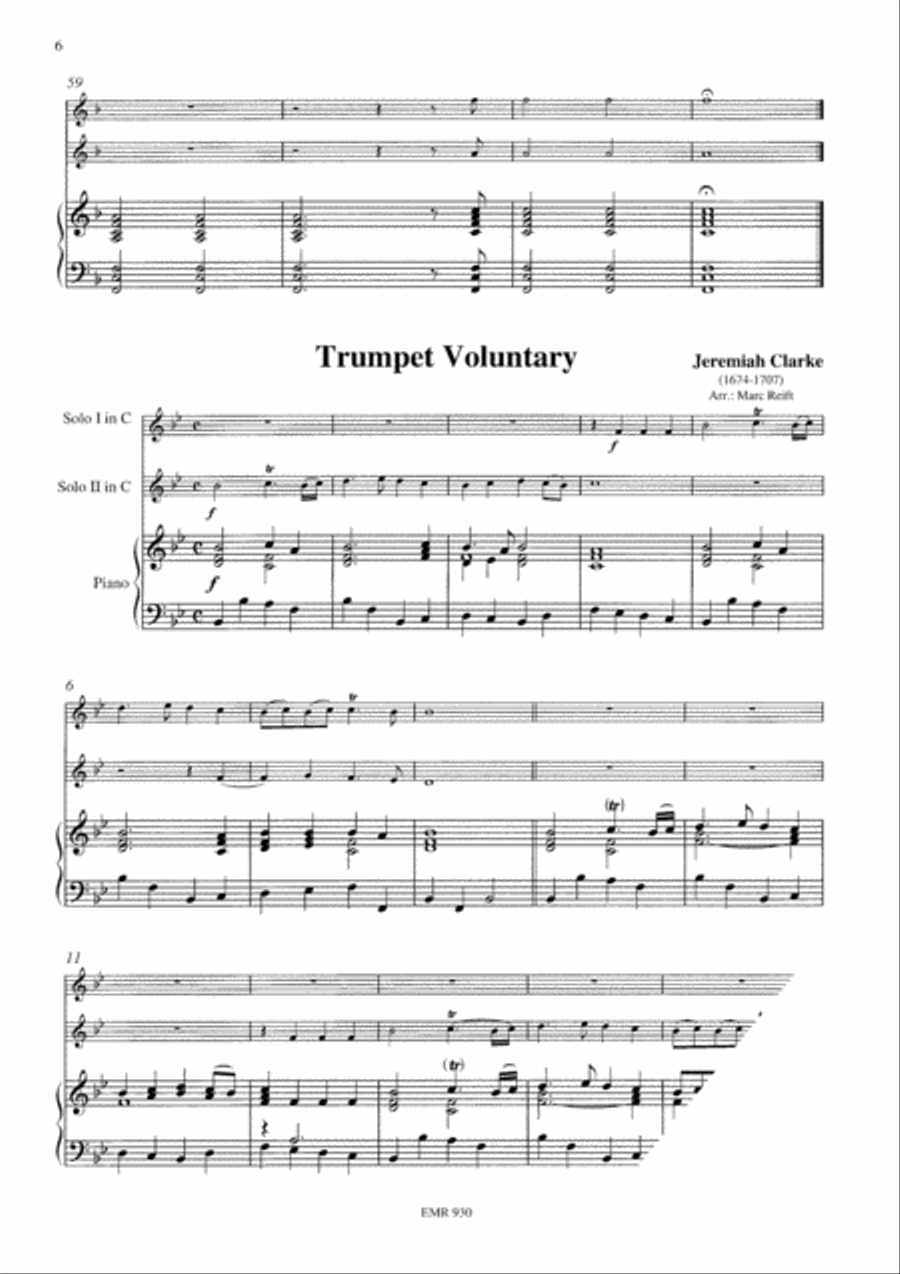 Wedding Music Clarinet scores gallery preview page 4