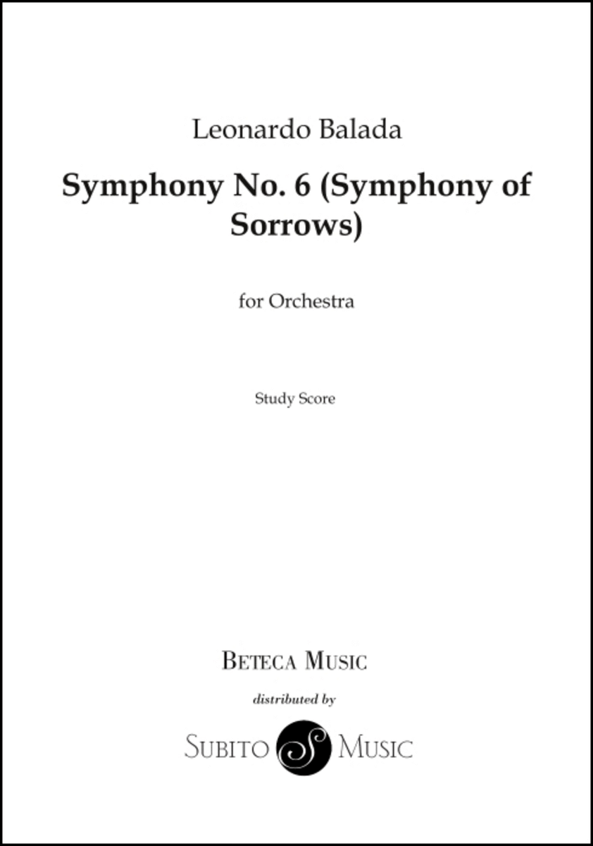 Symphony No. 6 (Symphony of Sorrows)