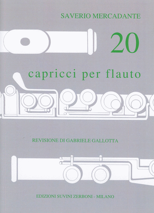 Book cover for Venti Capricci