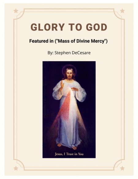 Glory To God (from "Mass of Divine Mercy") image number null
