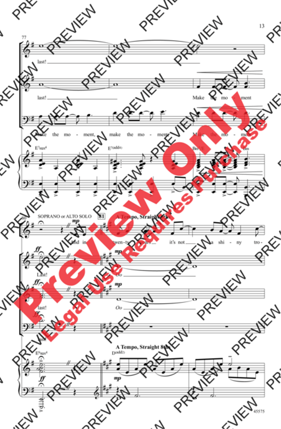 I Got You I Got You 3-Part scores gallery preview page 13