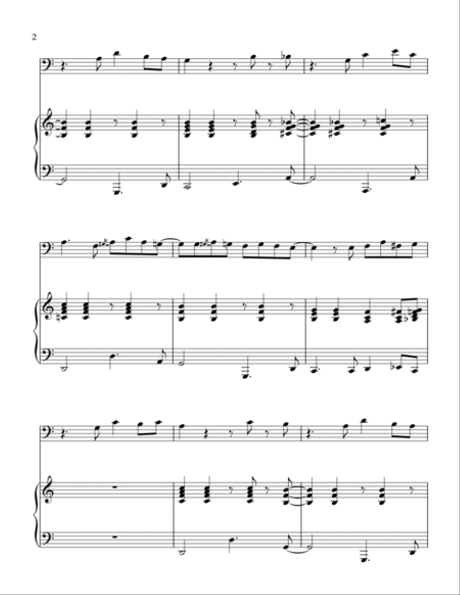 Feliz Navidad Piano scores gallery preview page 3