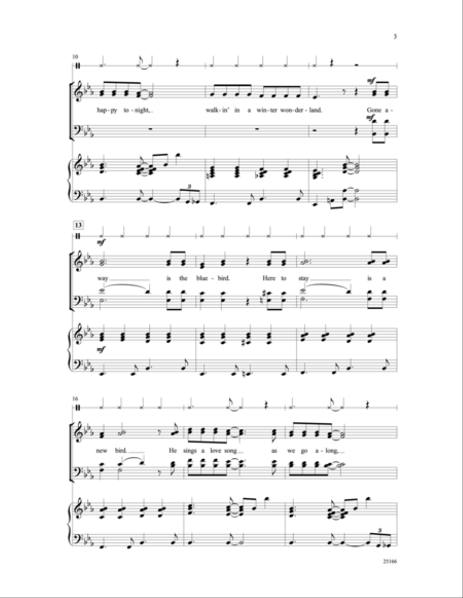 Winter Wonderland Winter Wonderland 4-Part scores gallery preview page 3