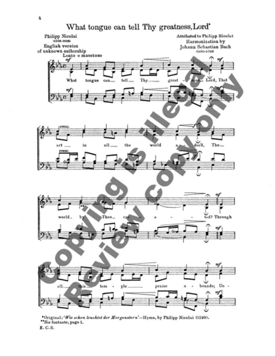 25 Chorales (Book I from 131 Chorales) 4-Part scores gallery preview page 4