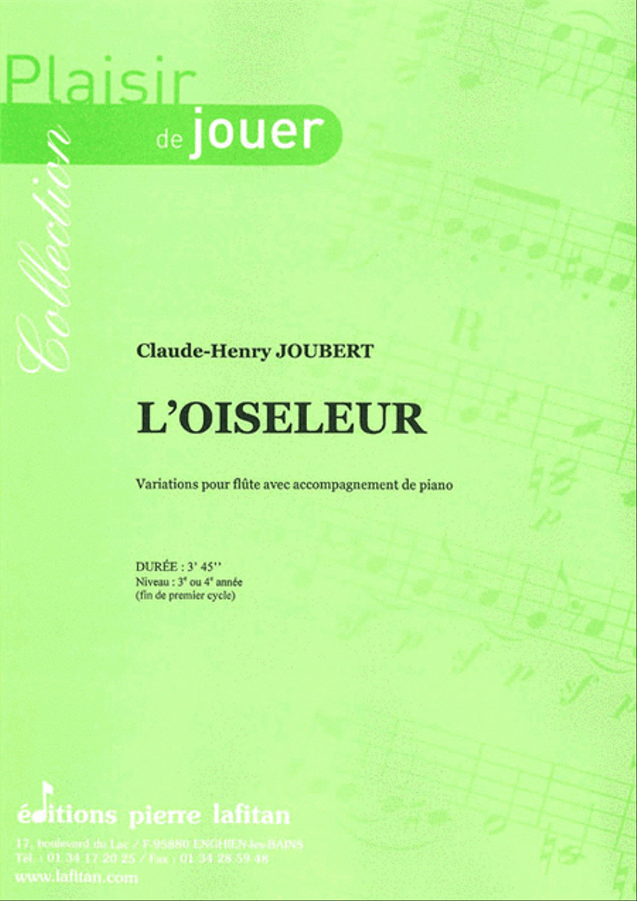 L´Oiseleur Flute Solo scores gallery preview page 1