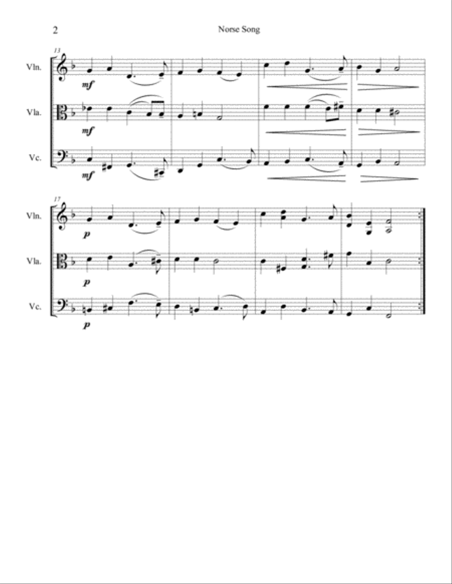 Norse Song String Trio scores gallery preview page 3