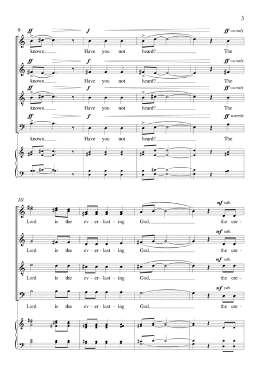 Have You Not Heard? Have You Not Heard? Divisi scores gallery preview page 2