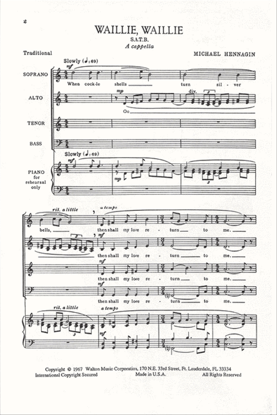 Waillie, Waillie 4-Part scores gallery preview page 2
